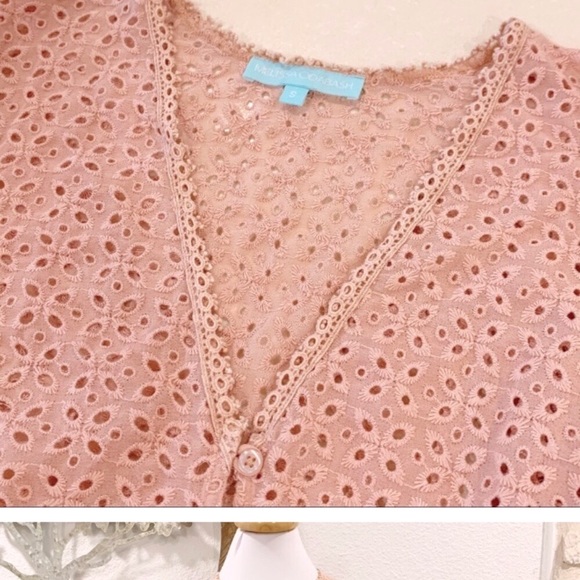 Kylie beach dress by Melissa Odabash Swim Eyelet Swim Cover Up - Picture 5 of 6